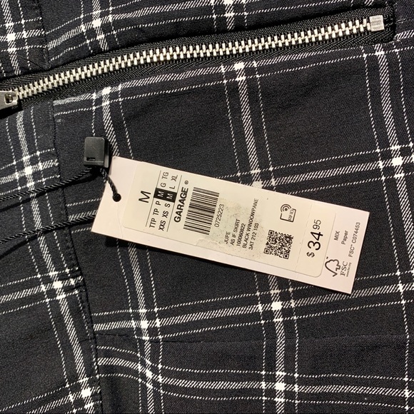 Garage Windowpane Mini Skirt - Picture 3 of 4